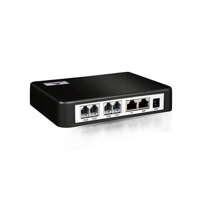 2/4 Ports FXS VoIP Analog Gateway HX4G VoIP Gateway Analog Phones & Fax Machines & Legacy PBX