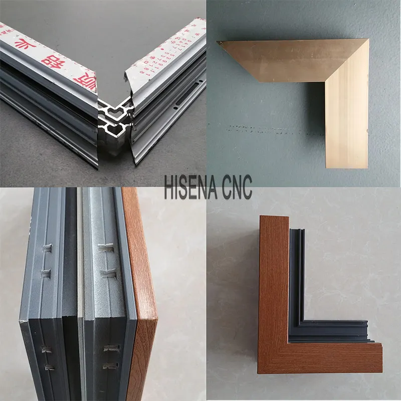 Aluminum curtain wall window corner crimping automatic hydraulic aluminum workshop machinery