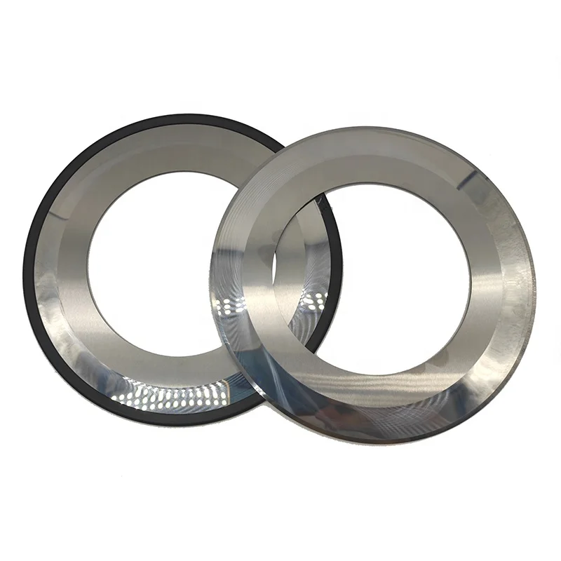 circular slitting disc round knifes blades tungsten carbide blades knifes for cutting meat
