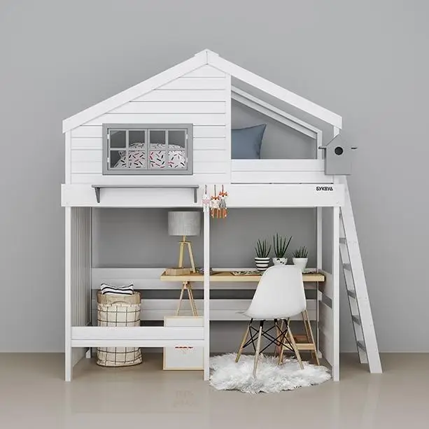 LM KIDS Newest kids house bed toddler frame montessori ferneture for sale custom kids bed