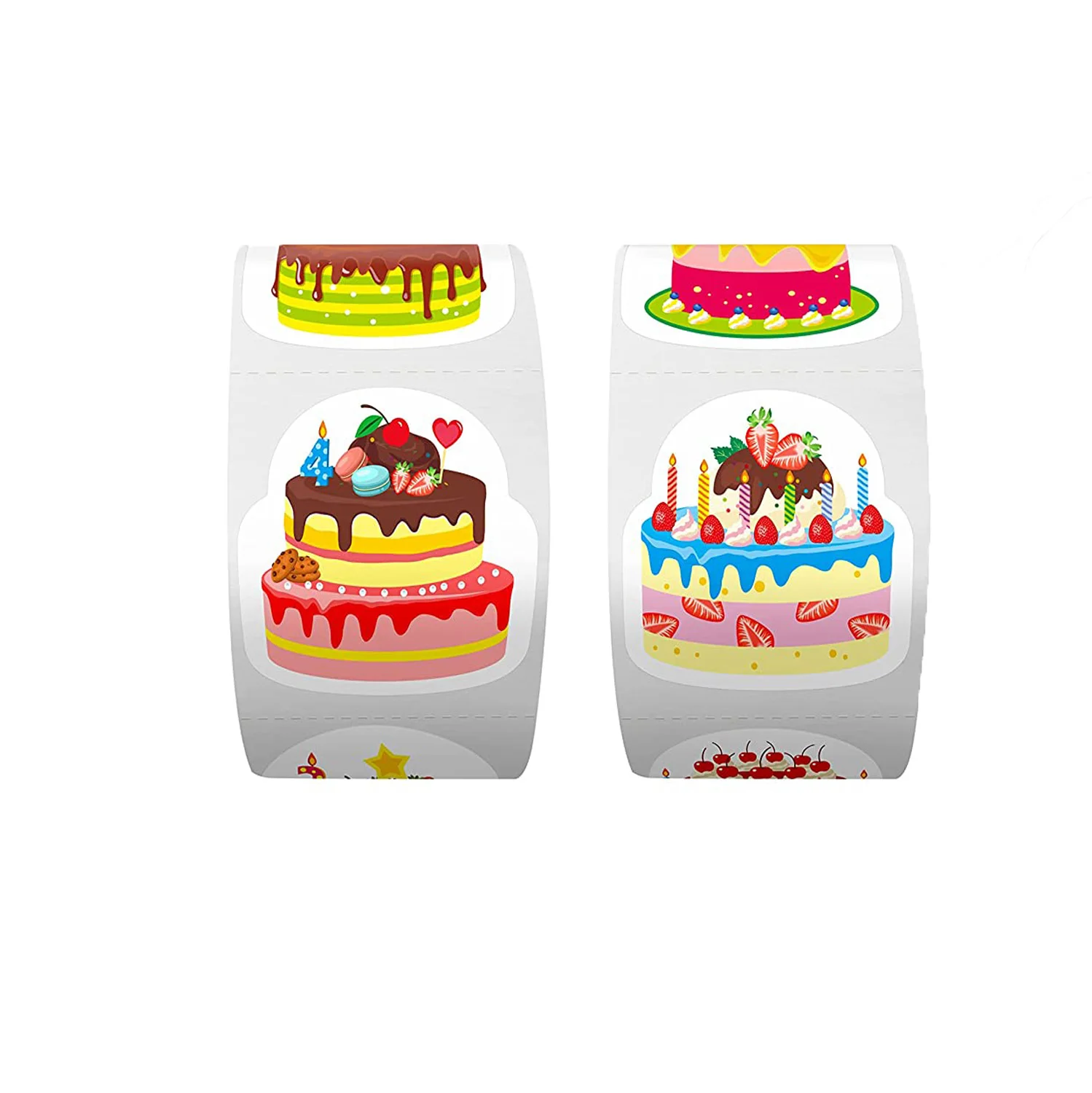 Birthday Cake Stickers Party Decoration Teacher Reward Encouragement Motivational Decals 16 Designs for Arts DIY Crafts