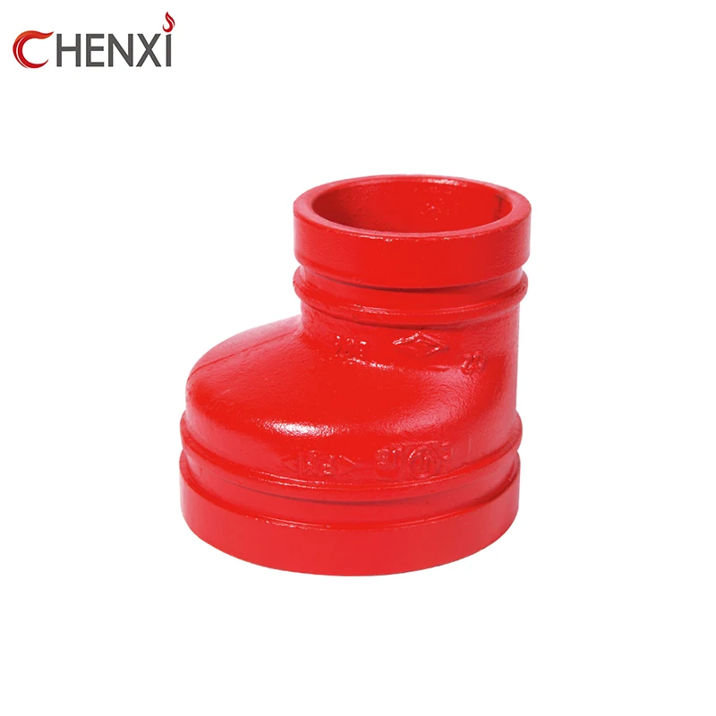 UL FM approved ductile iron grooved pipe fittings