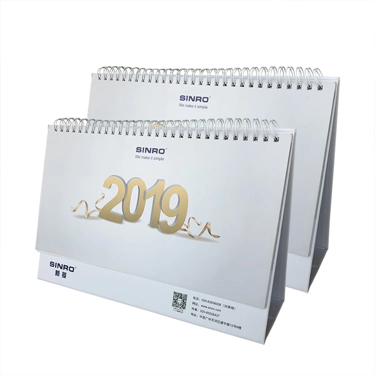 Table/Wall Calendars Printing Houses Custom Full Color Printed Desktop Calendar