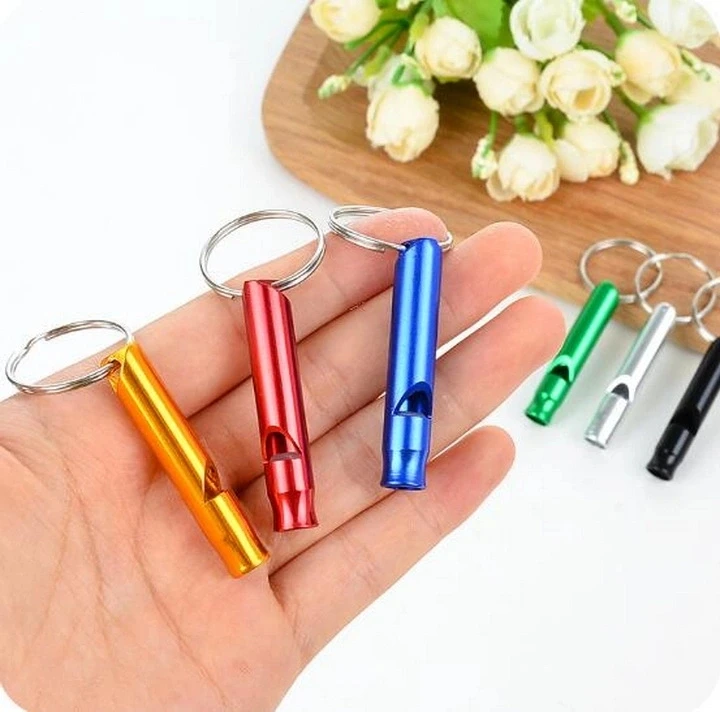 Outdoor Self defense Referee Whistle Keychain For Sale