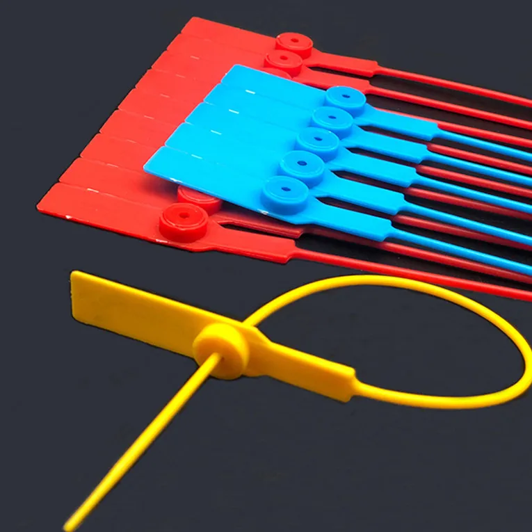 Safety Garment Hang Tags Shoes Security Label Fire Extinguisher Security Tie Shoe Zip Disposable plastic seal