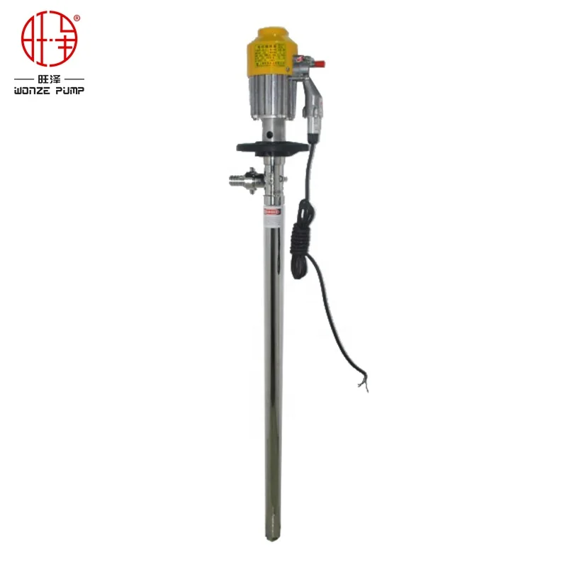 SS 220v Centrifugal Chemical Drum Pump Explosion Proof Transfer Acid Pump