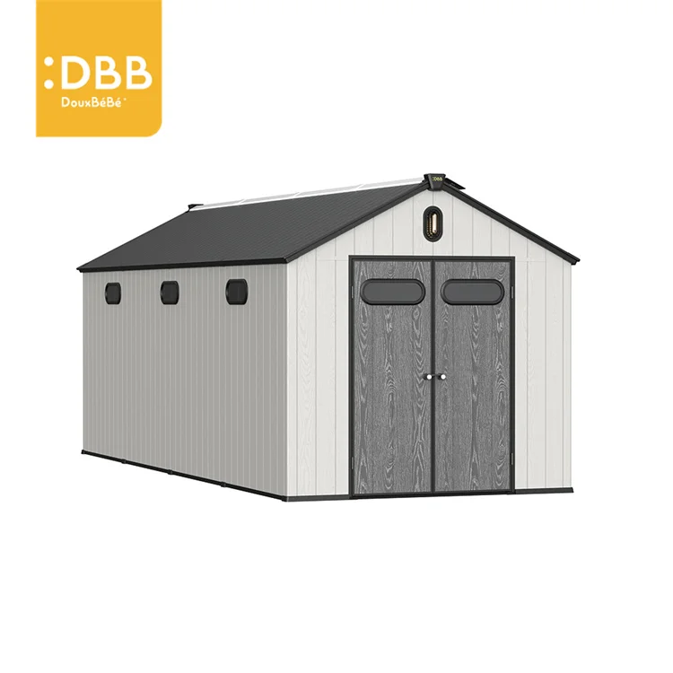 Factory Direct Sales DIY Plastic Shed Outdoor Storage House Vertical Storage Shed