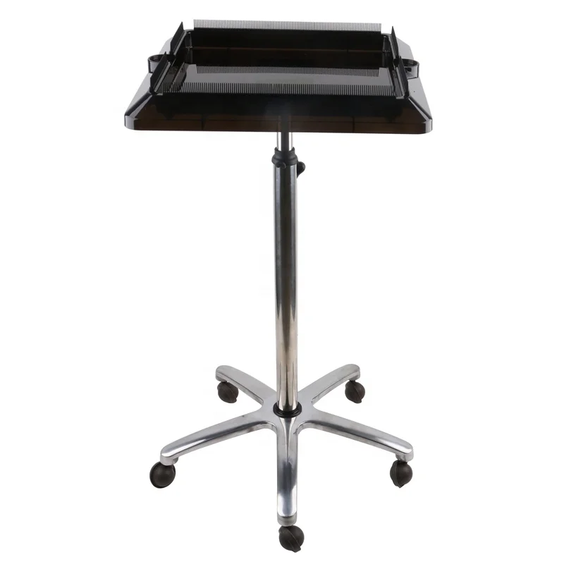 Hair Extension Tools Hairdressing Movable Stainless Steel Beauty Salon Trolley for Tip Hair Extension