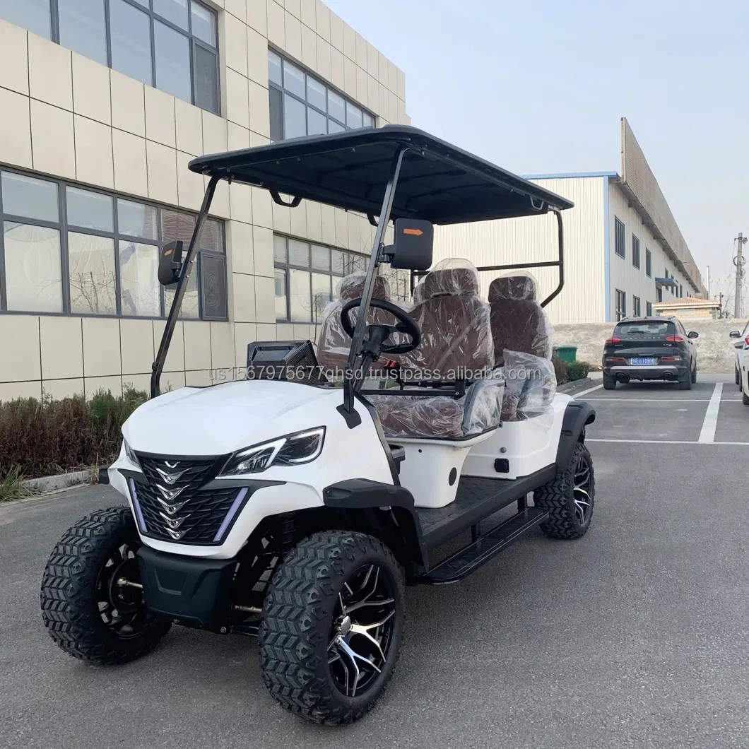 Street Legal Brand New Hot Sale Farm Utility Lead-acid golf cart 4 seater 5kW Lithium Battery Buggy Golf Car Electric Golf Carts