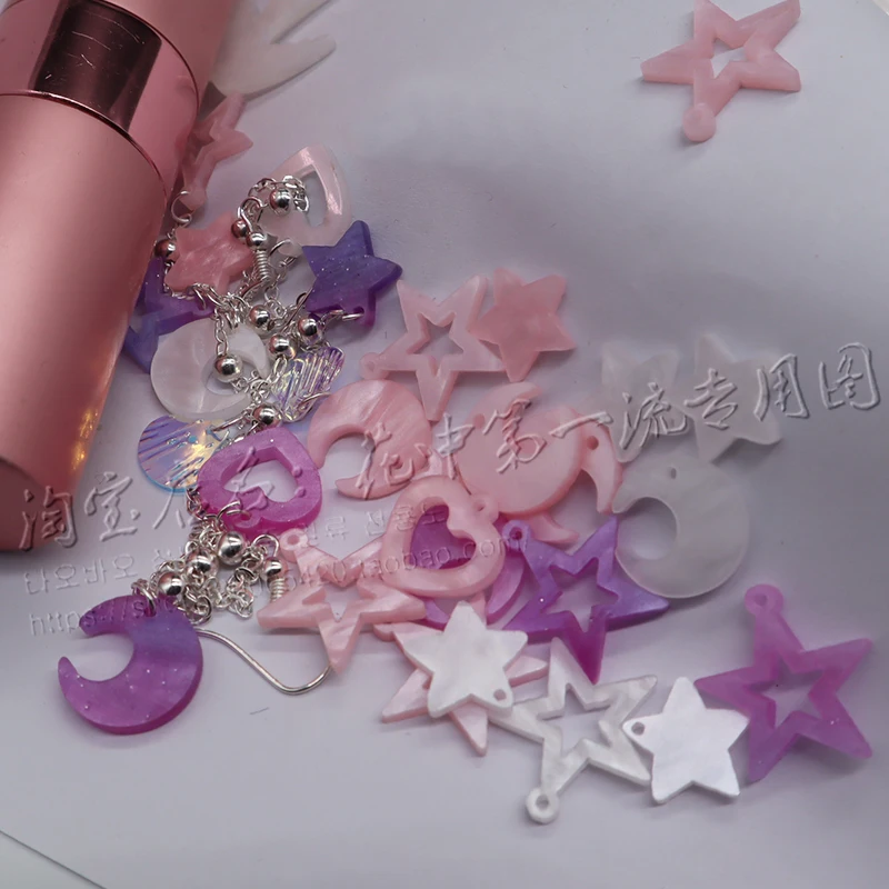 Online Shopping Diy New Small Star And Moon Love Bracelet Decoration Cute Patch Accessories