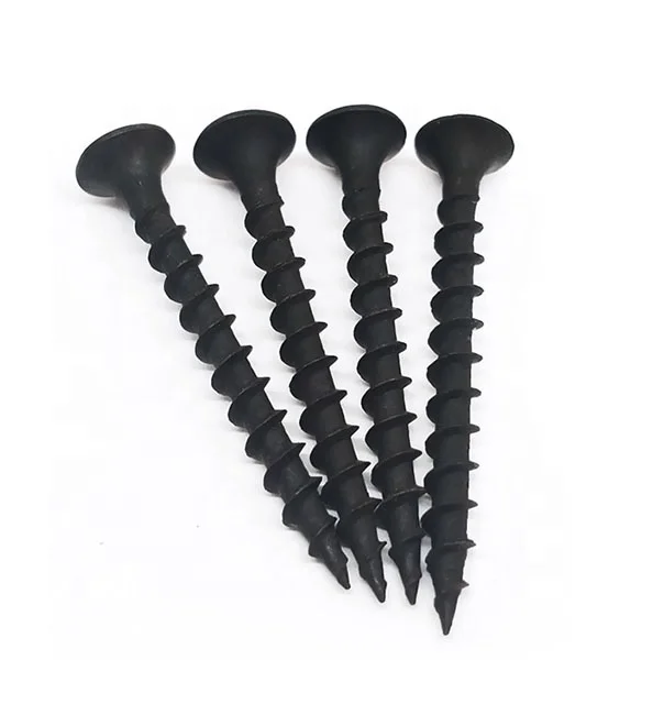 
Coarse Thread Bugle Head Black Phosphate Drywall Screw For Wood 