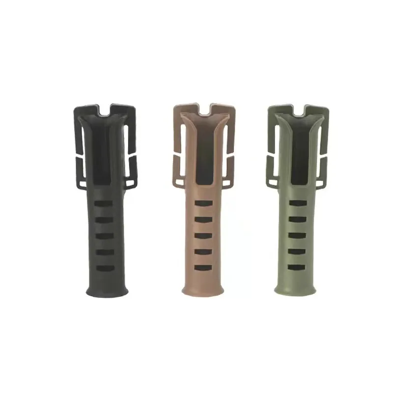 Portable Waist Belt Fishing Rod Holder - Portable Pole inserter Fishing Rod for Outdoor Fishing Rod Inserting Device (Black)