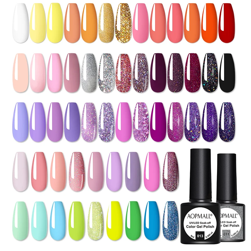 AOPMALL частная этикетка на заказ 3000 + цвета стойкий полукруглый Гель-лак для ногтей для маникюрного салона