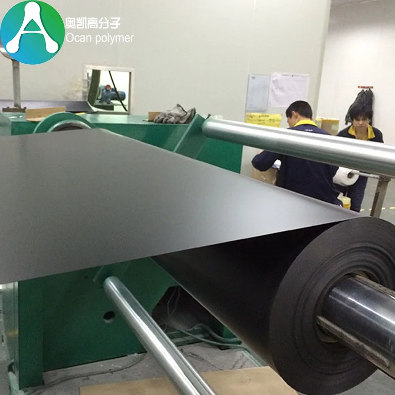 factory price thin rigid matt surface black plastic pvc sheet roll for vacuum forming