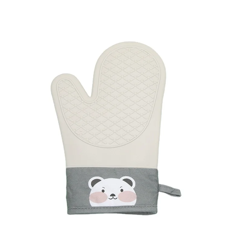 BPA free Heat Resistant Pot Holders Silicone Microwave Gloves Oven Baking Hot Pot BBQ Gloves Silicone Oven Mitt