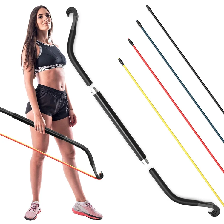 MIO Home Gym Resistance Bow with Handle Weightlifting and Exercise Kit