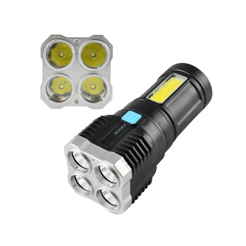 Ningbo Brightenlux Waterproof Strong Light USB Rechargeable LED Flashlight,Tactical XPE COB 100 Lumen Rechargeable Flashlight