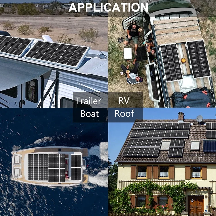 Эко-достойная 12V/18V 100W солнечная панель солнечных батарей 120W 130W 150W 170W 195W 200W Camper жилых автомобильных прицепах