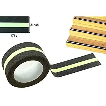 Abendo Low MOQ Wholesale Price Free Sample 4 Inch X 30 Foot Luminous Night Tape for Safety Warning