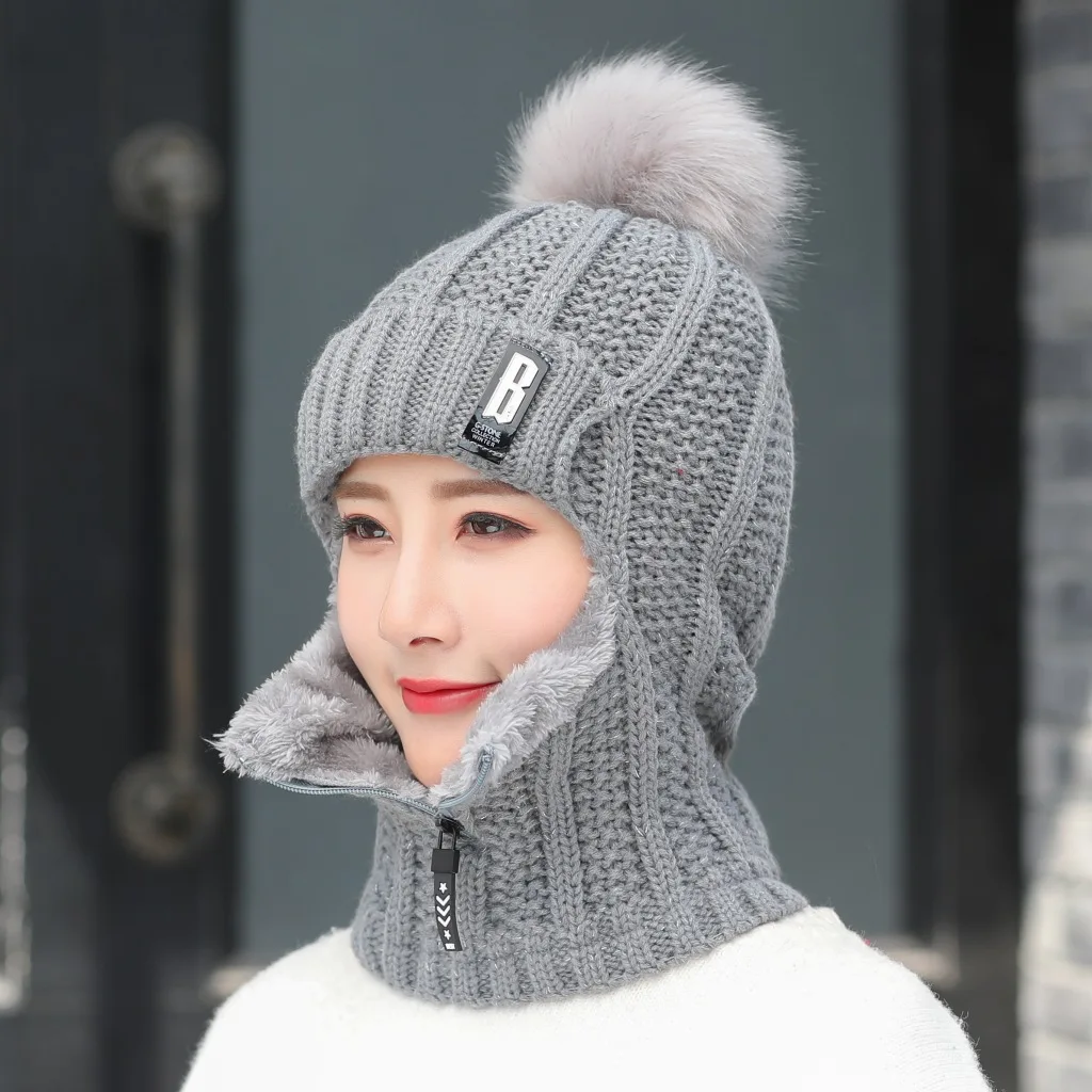 High Quality Custom Thick Winter Hats Chunky Hats Warm Cuffed Beanie Women Ribbed Knit Beanie Hats