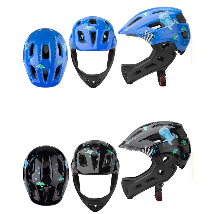 Full Face Kids Bike helmet Children Cycling Helmet Electric Scooter Snowboard Sports Helmet