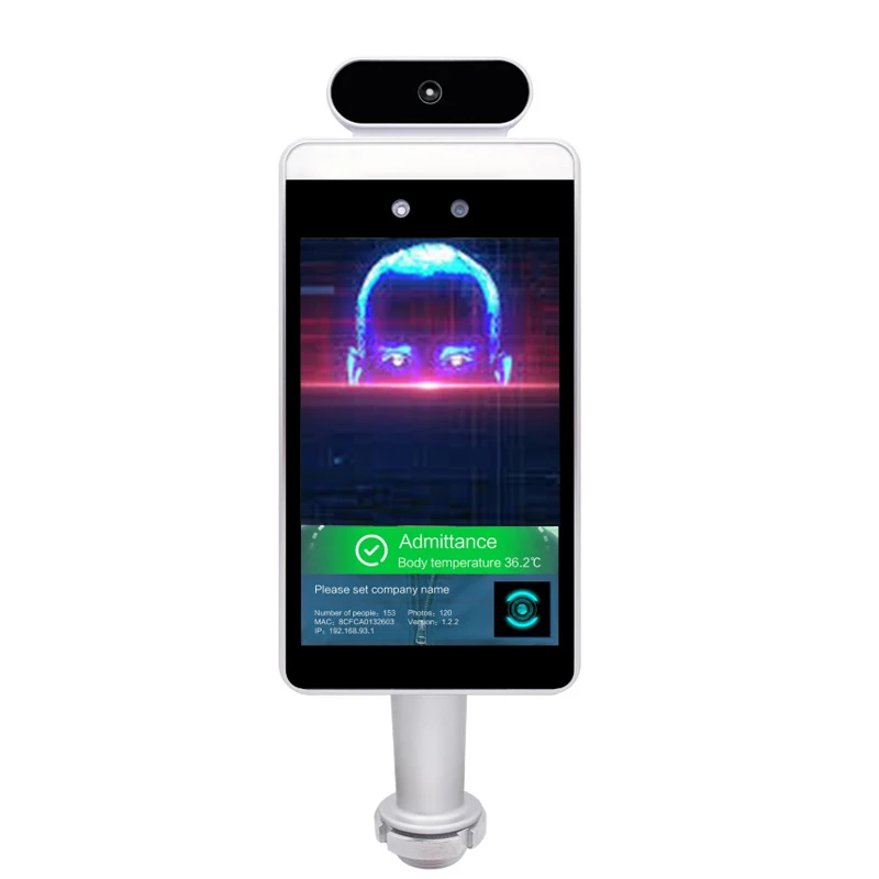 Новейшая модель; Гироборд с колесами 8 дюймов для измерения температуры тела датчик и функцией распознавания лица с камерой