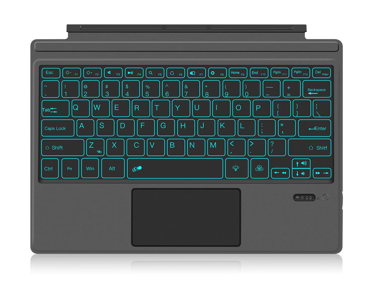 Высококачественный чехол для беспроводной клавиатуры с подсветкой и тачпадом для Surface Pro 3/4/5/6/7, чехол для планшета, Подарочная клавиатура