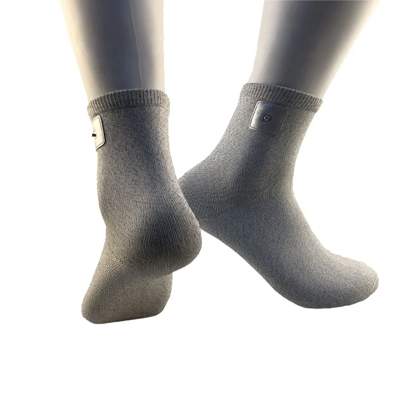 Long size conductive electronic Tens/EMS pulse electrode massage  socks for feet treatment