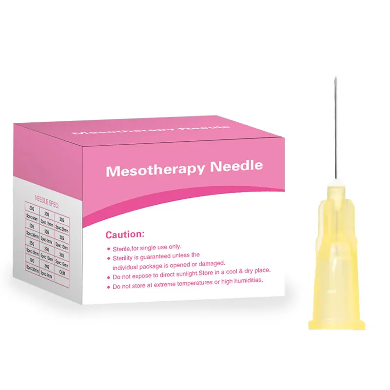 Disposable  extra long hypodermic needle 34g 2mm mesotherapy needle