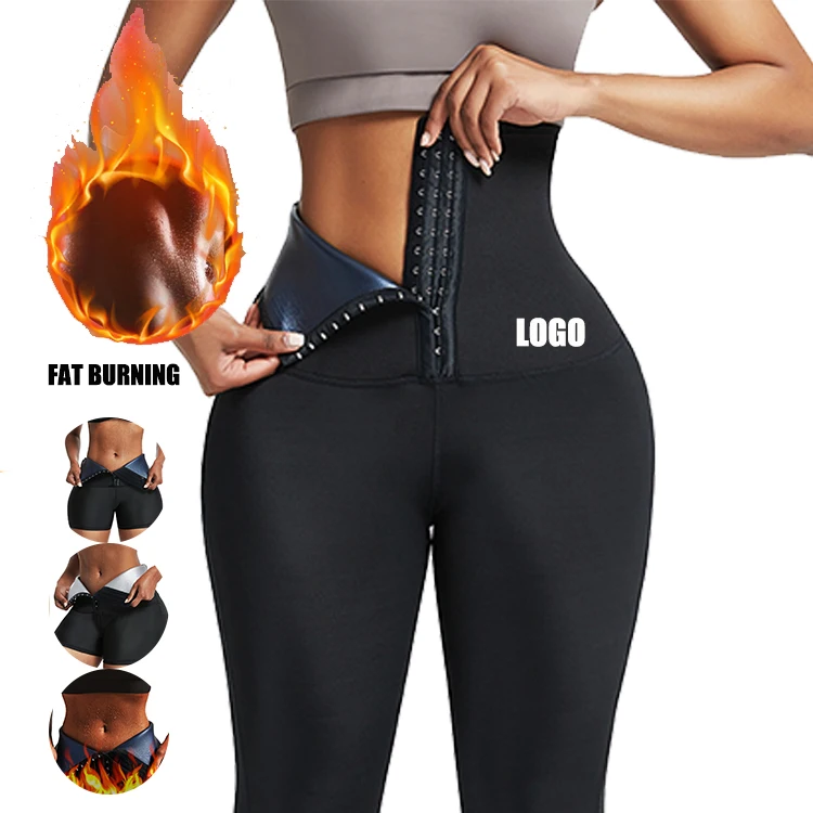 Женская корректирующая одежда 2 в 1 крючки неопрен талии тренажер сжигание жира тела формирователь леггинсы Корректирующее белье