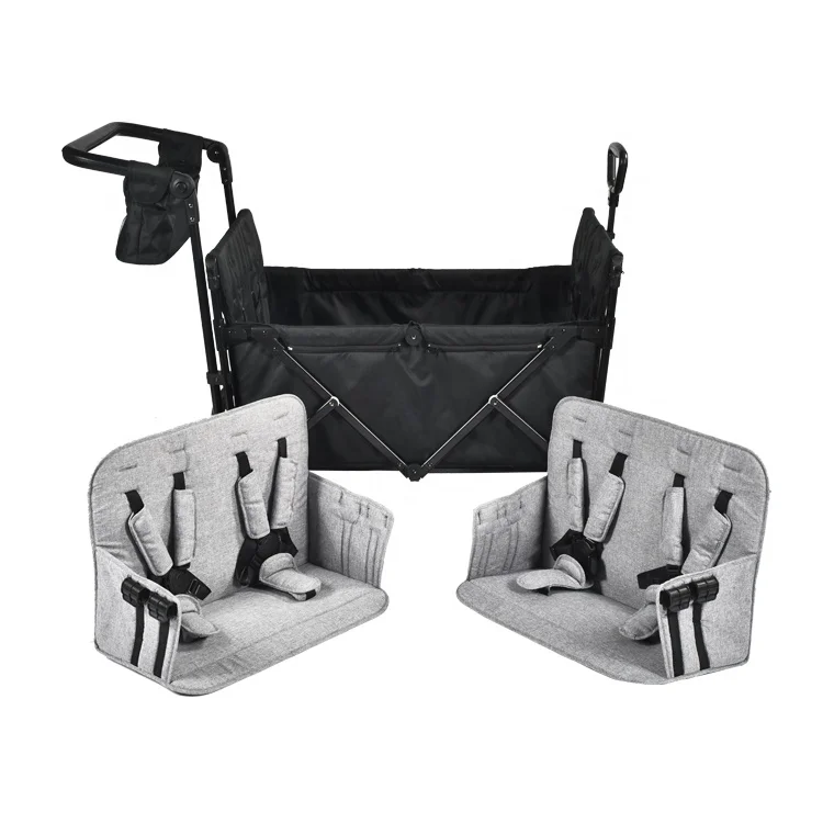 OEM ODM Supplier new beach 4sit wagon with canopy EU USA  beach wagon with 4 seats