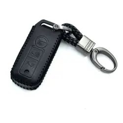 2020 New genuine leather key case for Honda 2016 PCX 125 150 Keychains Keybag 3 Buttons