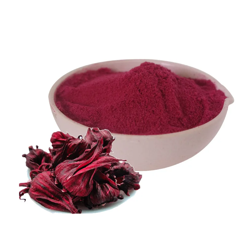 High Quality Organic Pure Hibiscus Roselle Powder Hibiscus powder