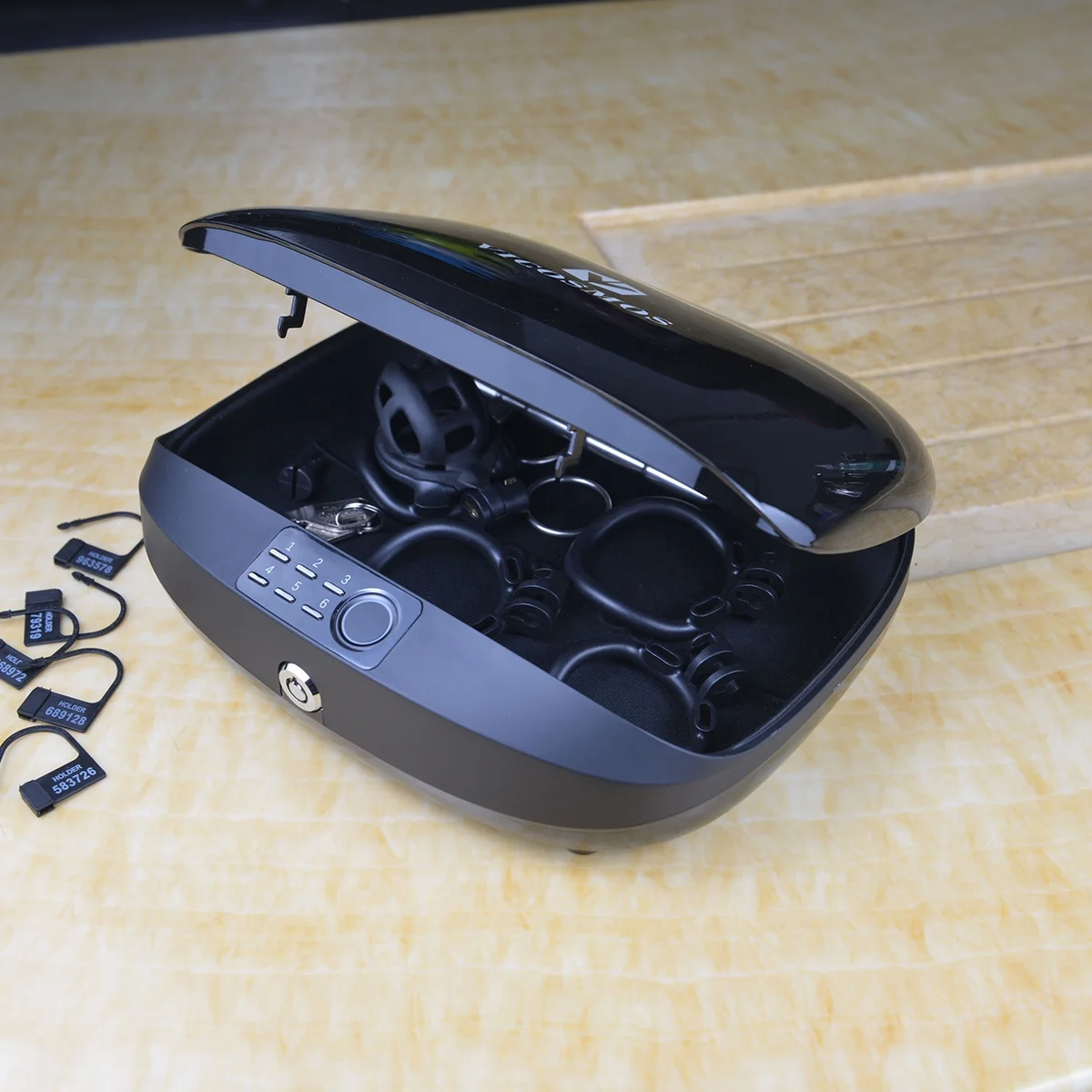 Quick Open Biometric Lock box Adult Toys sexual couple products vibrator vagina dildos BDSM gears storage