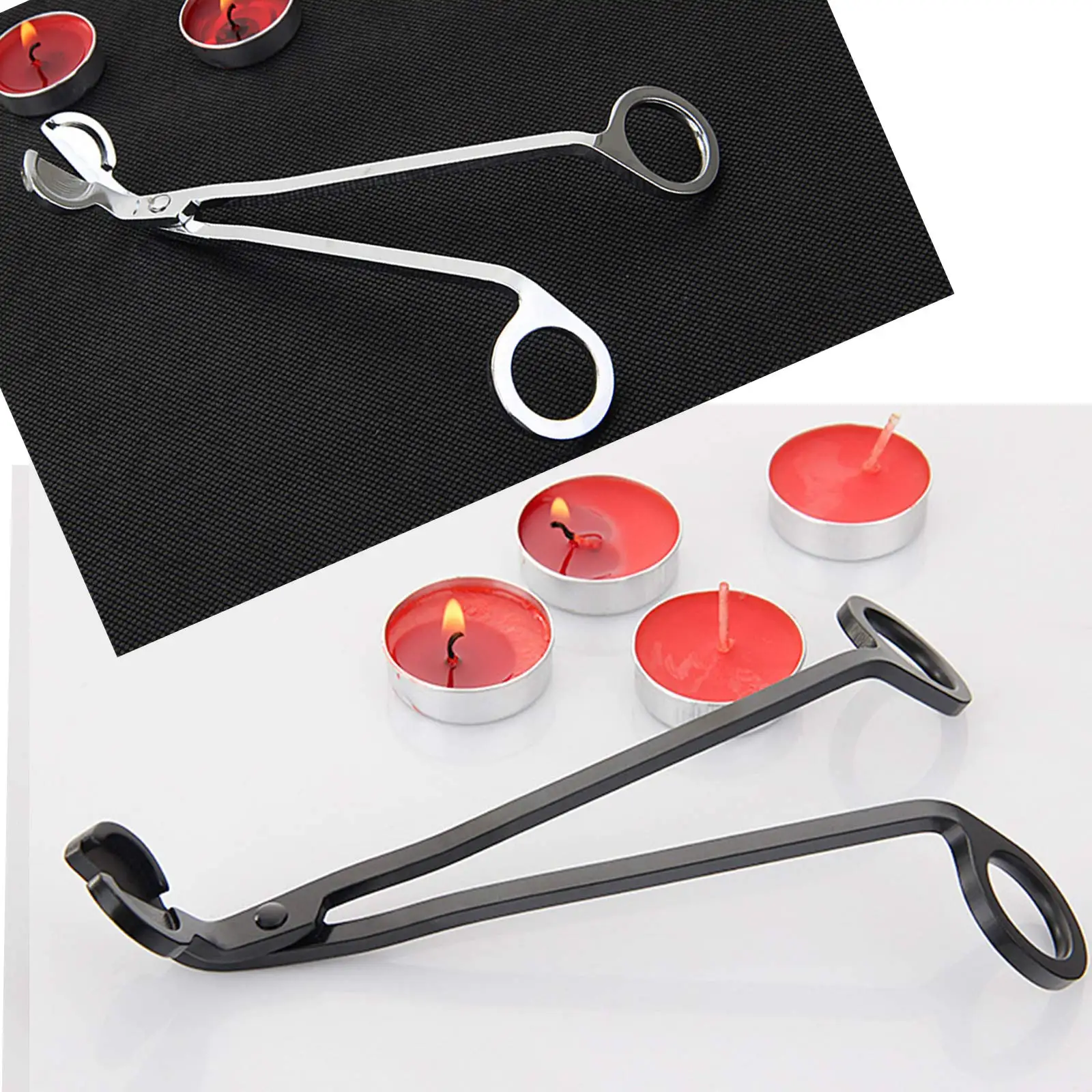 Luxury Stainless Steel Scented Candle Cutter Wick Trimmer Wicks Cutter Candle Accessories