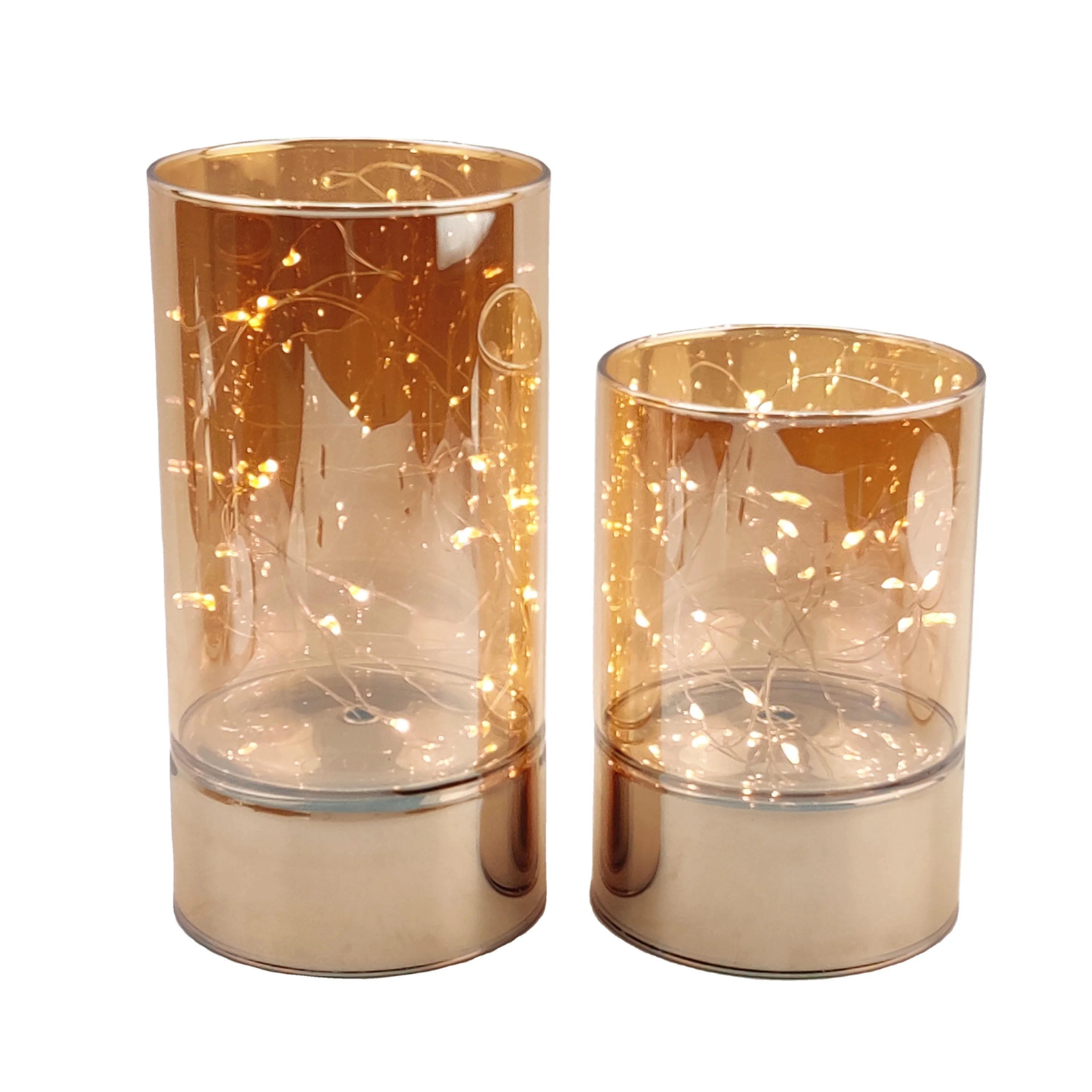 cheap tall glass cylinder vases wholesale lanterns crafts home decoration with led lights