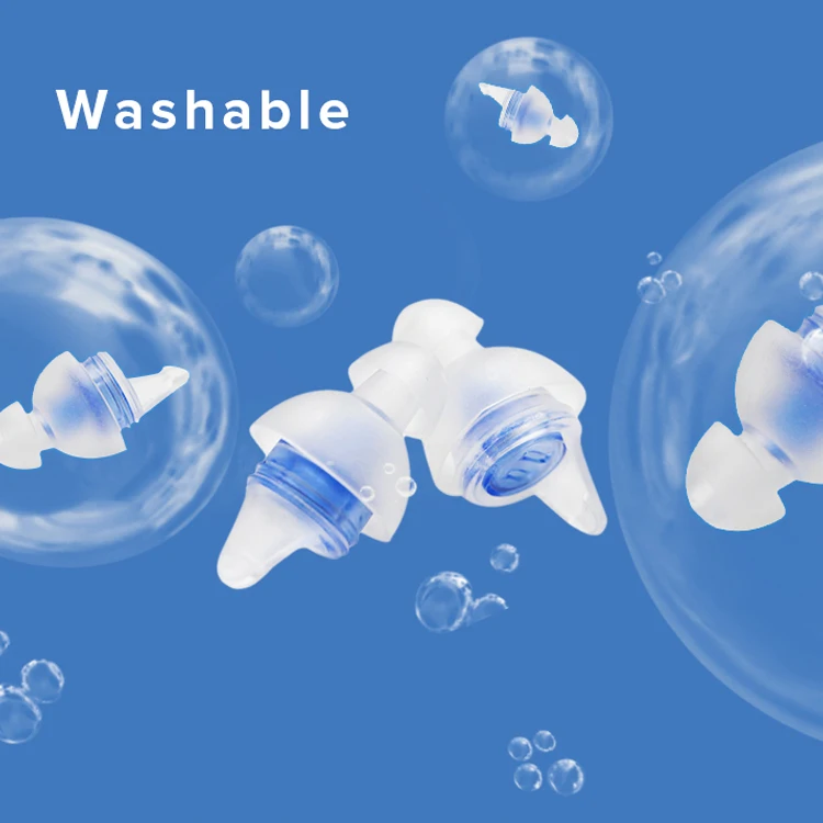 2024 Popular High Fidelity Party Filter Music Earplugs Acoustic Concerts DJ Hearing Protection TPE Ear Plug