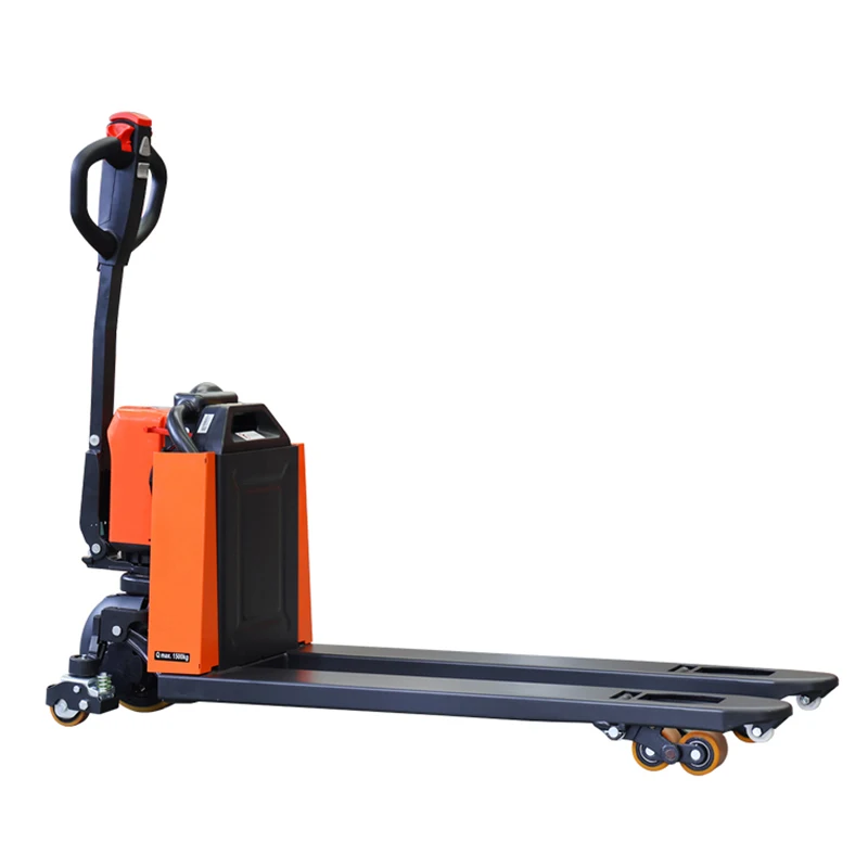 Top brand full electric hydraulic pallet jack electric power trolley 1 ton 1.5 ton transpallet al litio