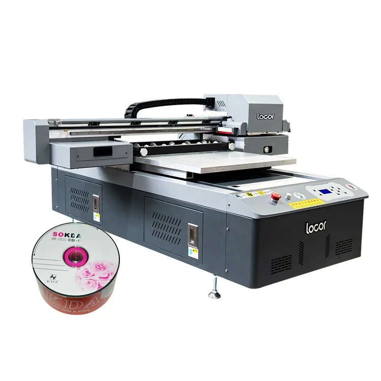 Locor high speed A1 UV LED 6090 large format flatbed printer printing machine plotter price 600*900mm