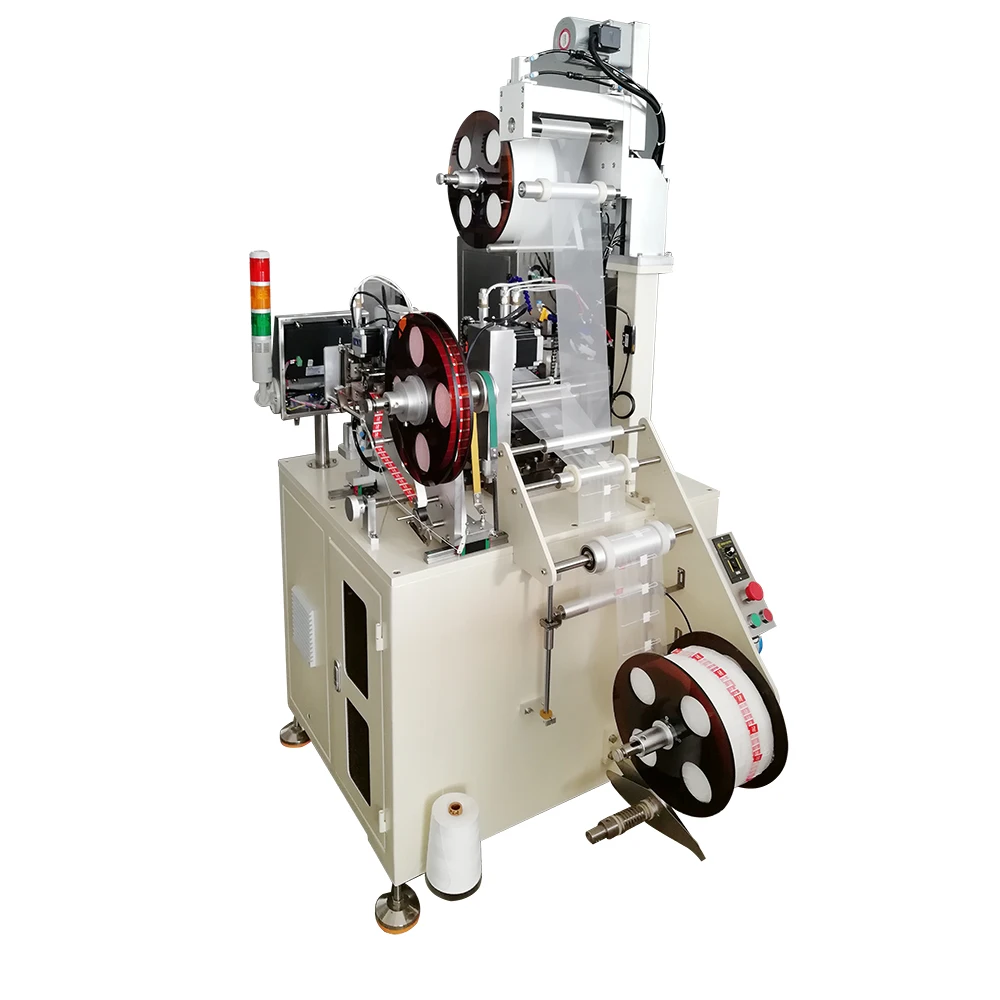 
C25 Triangle tea bag film roll tagging machine 
