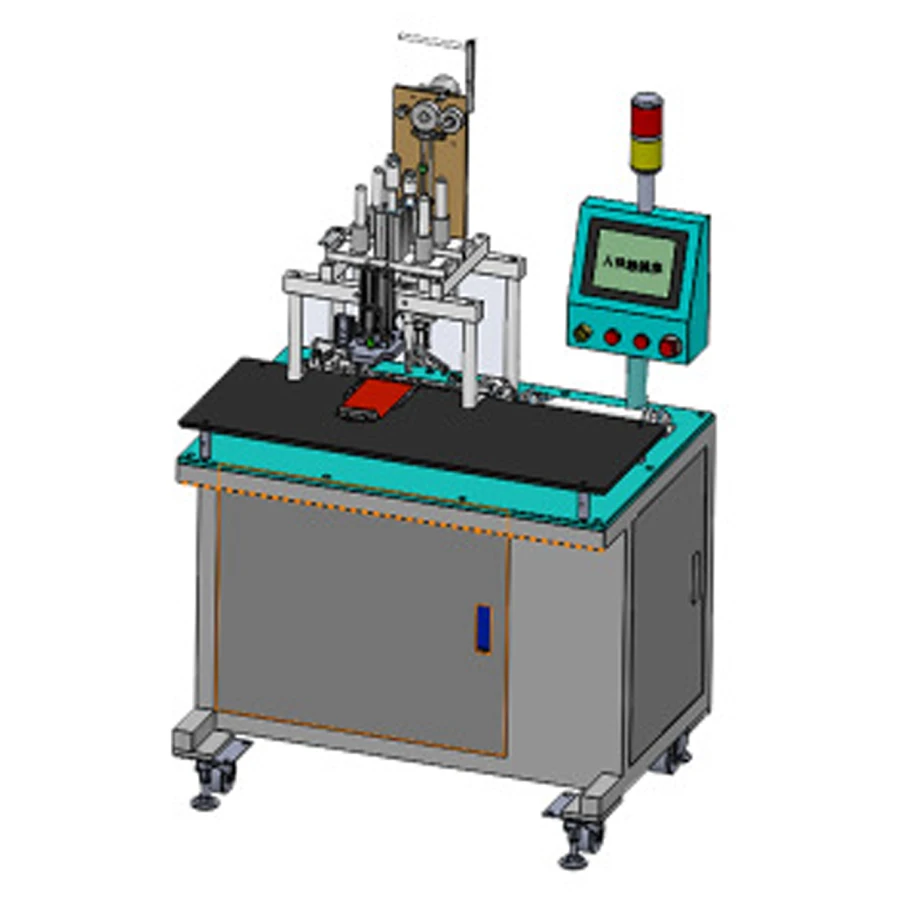 Two points face mask spot welding machine