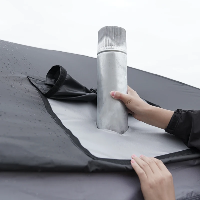 Wild Land Easy Quick Setup Hub Screen House Chimney 8-10 Person Family Tent Waterproof Canvas Instant Sauna Tents For Camping