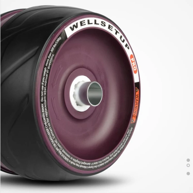 Automatic Rebound Abdominal Wheel Household Silent Abdominal Muscle Roller Fitness Equipment Abdominal Training Sporting Goods