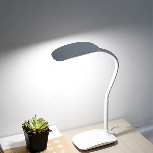 Factory supply MA66D goose neck flexible Led Indoor Light Home Decorative Table Lamp student study light Tiffany Led Work Light