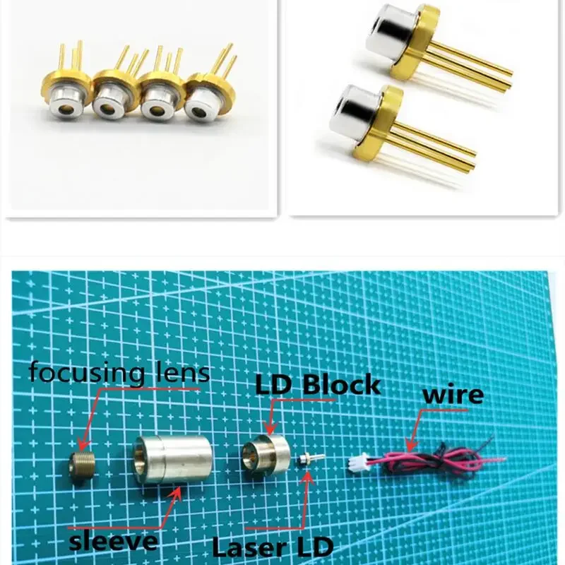 450nm 80 МВт синий лазерный диодный модульный ZN-LDB-003-X DIY датчик источника света светоизлучающая трубка светодиодный электронный дизайн to56 мм