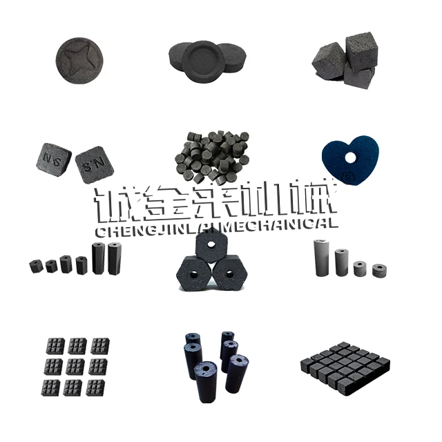 Factory Price Arab hookah charcoal machine hydraulic cube shisha charcoal briquette press machine shisha forming production line