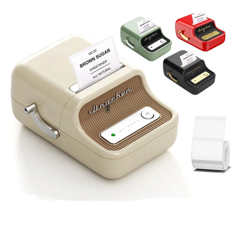 Niimbot B21 B1 2inch Mini Portable Thermal Self-adhesive Label Printer Portable Inkless Label Makers for Home Office Business