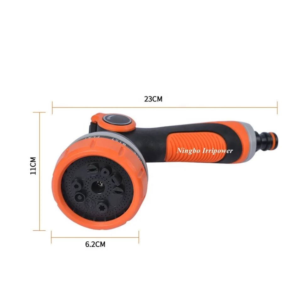 10 Functions Garden Hose Sprayer Nozzle High Pressure Anti-rust Adjustable Twist Hose Nozzle For Garden Plant