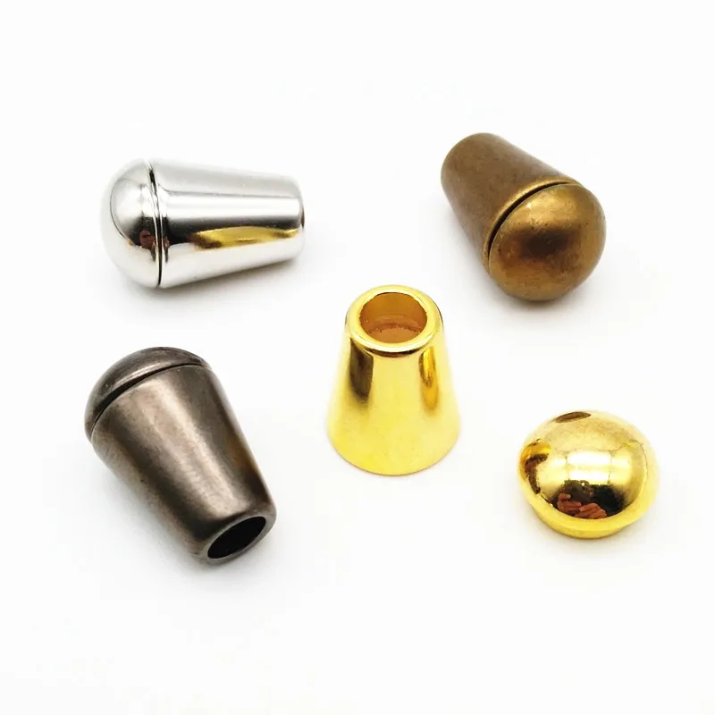 JY818 18mm Plastic ABS cord tip with cap, cord end stopper tip end