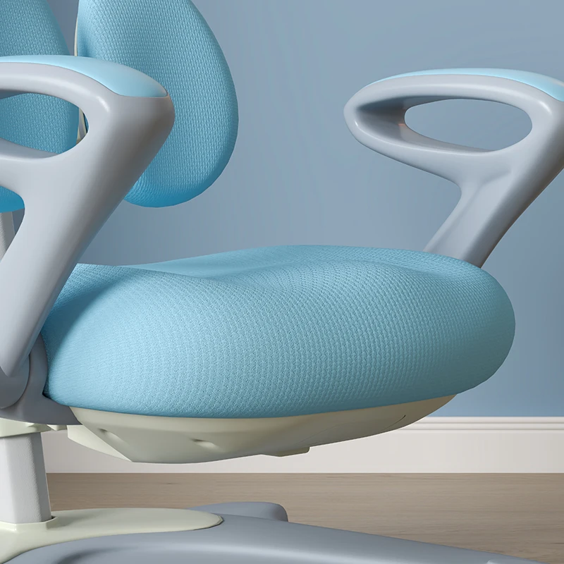 
Wood Adjustable Height Kids Study Desk with Chair Drafting Table Computer Station Built-in Bookshelf Hutch Multi Function 